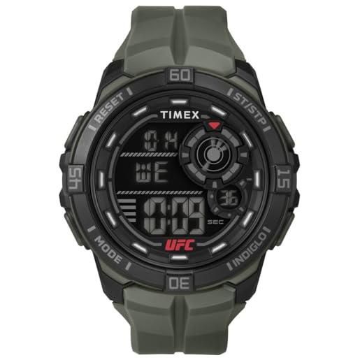 Timex orologio digitale al quarzo da uomo con cinturino in silicone tw5m59400