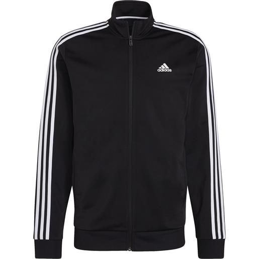 Adidas giacca uomo adidas essentials 3 stripes uomo nero