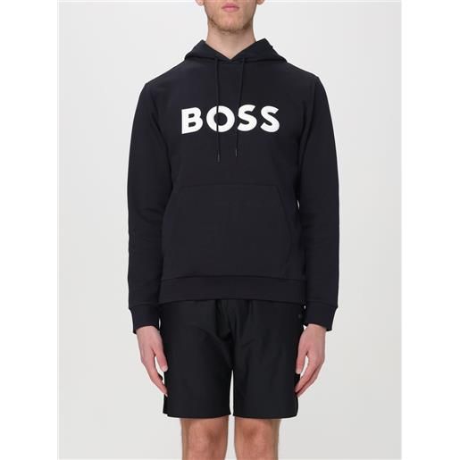 Boss felpa boss uomo colore blue