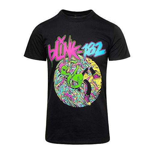 Rock Off blink 182 overboard event ufficiale uomo maglietta unisex (medium)