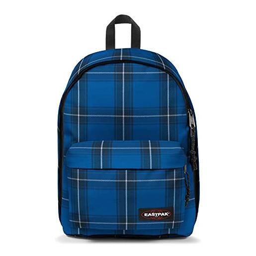 EASTPAK out of office, zaino, unisex - adulto, 44 x 29.5 x 22 (27 l), blu (checked blue)