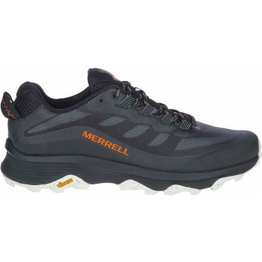 Merrell - scarpe per trekking di un giorno - moab speed black per uomo - taglia 41,44.5 - nero