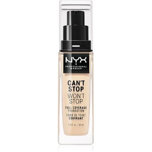NYX Professional Makeup can't stop won't stop full coverage foundation 30 ml