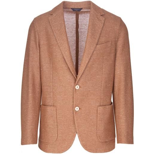 CIRCOLO 1901 | giacca lino cotone marrone chiaro