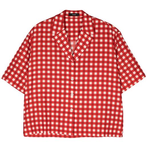 JOSEPH camicia a quadretti - rosso