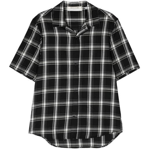 1017 ALYX 9SM checked flannel shirt - nero