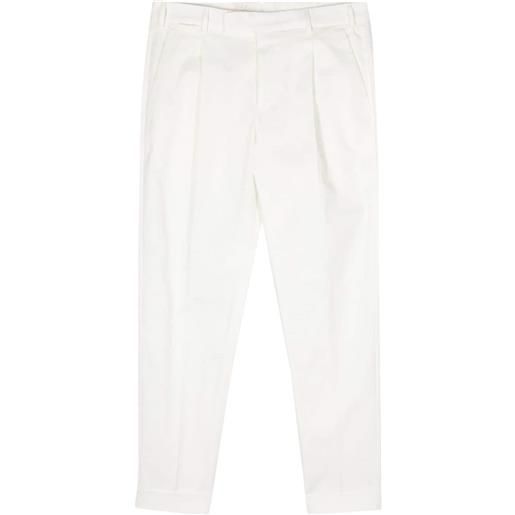 PT Torino pantaloni rebel crop - bianco
