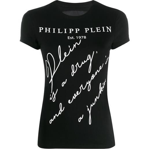 Philipp Plein t-shirt statement - nero