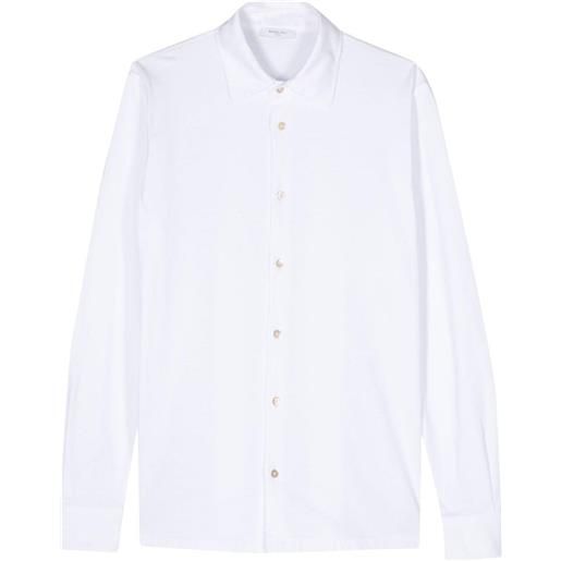 Boglioli long-sleeves cotton shirt - bianco