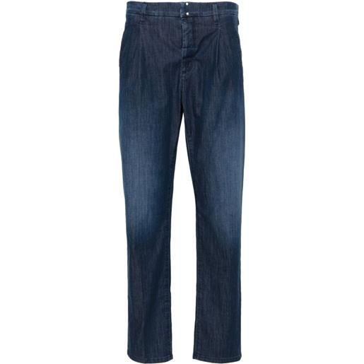 Incotex jeans slim a vita media - blu