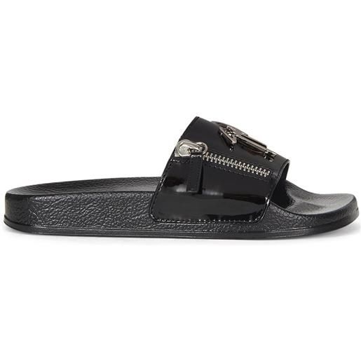 Giuseppe Zanotti sandali slides brett con zip - nero