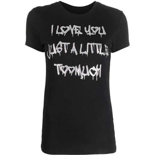 Philipp Plein t-shirt girocollo - nero