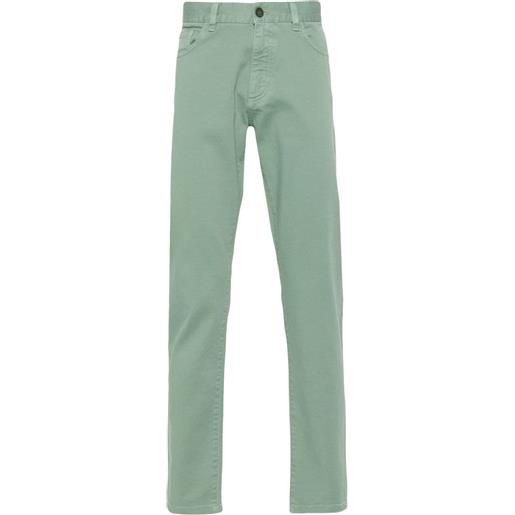 Zegna mid-rise slim-fit jeans - verde
