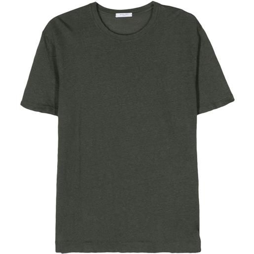 Boglioli linen jersey t-shirt - verde