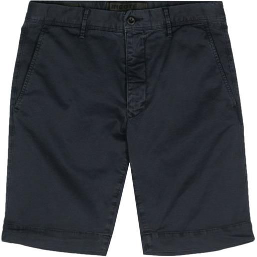 Incotex shorts con ricamo - blu