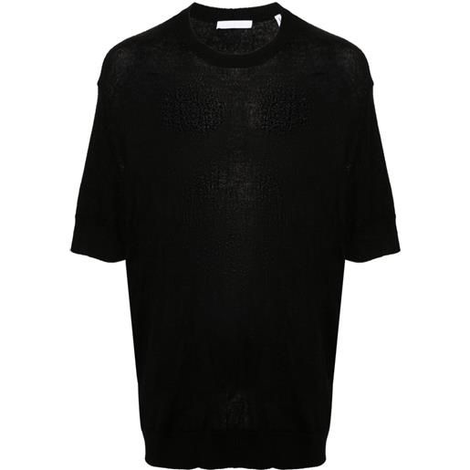 Helmut Lang t-shirt girocollo - nero