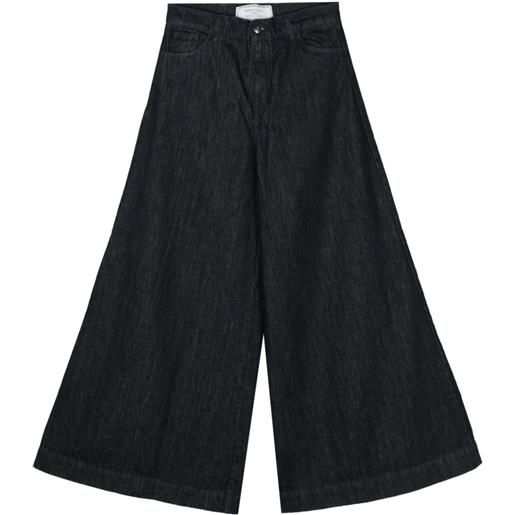 Société Anonyme maxi wide-leg jeans - blu
