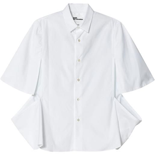 Noir Kei Ninomiya camicia con maniche doppie - bianco