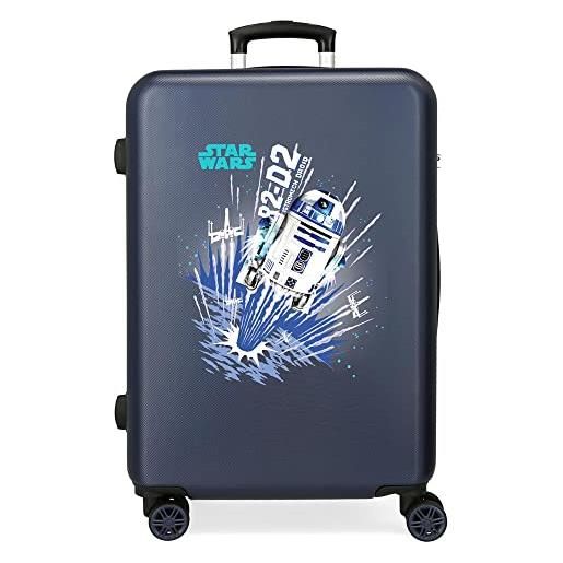 Star Wars droidi, blu, 48x68x26 cms, valigia media