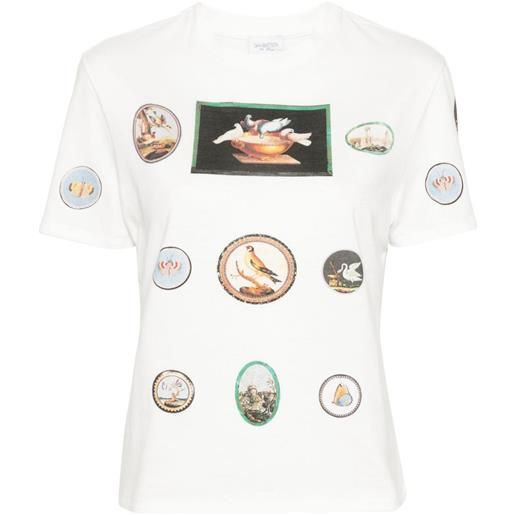 Giambattista Valli t-shirt con stampa grafica - bianco