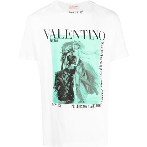 Valentino Garavani t-shirt archive - bianco