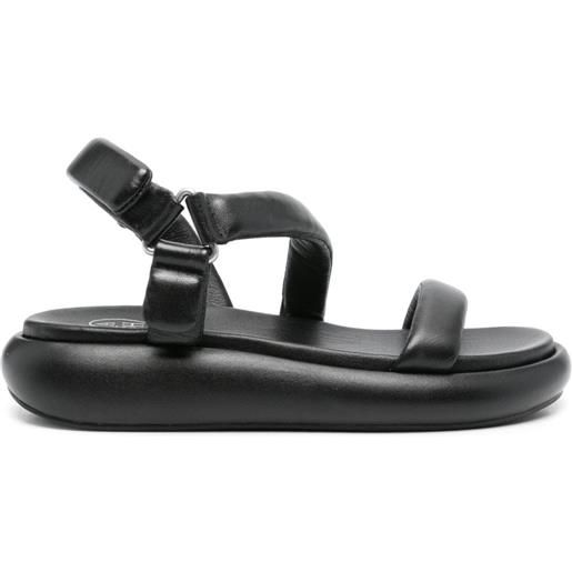 Ash vanessa 50mm leather sandals - nero