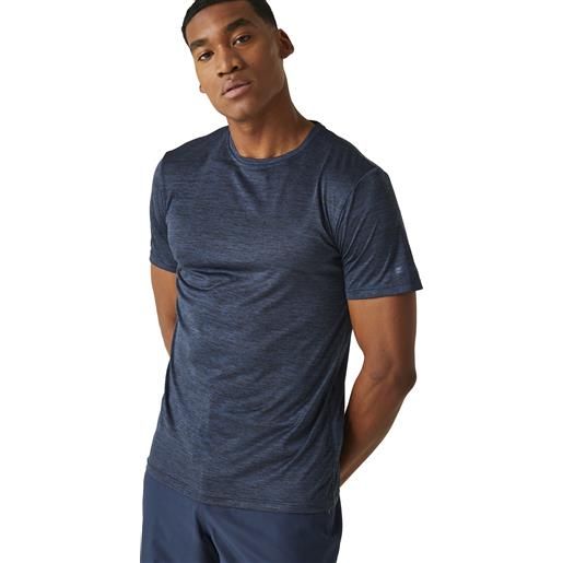 Regatta t-shirt fingal edition marl moonlight denim da uomo