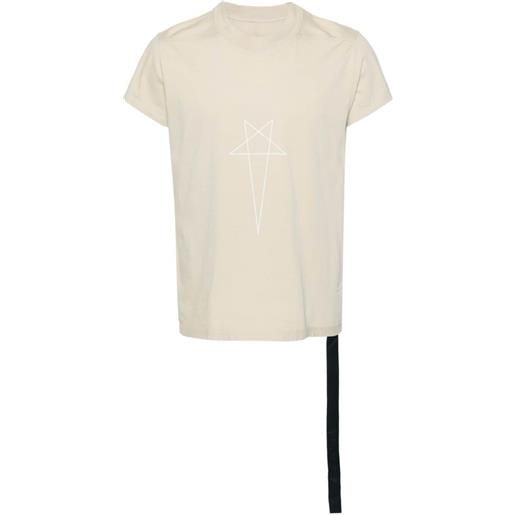 Rick Owens DRKSHDW small level cotton t-shirt - toni neutri