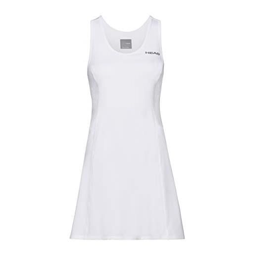 Head club dress w, abbigliamento da tennis donna, bianco, xxl