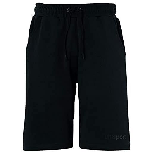 uhlsport essential pro shorts, t-shirt unisex bambini, nero, 140