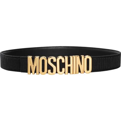 Moschino logo belt