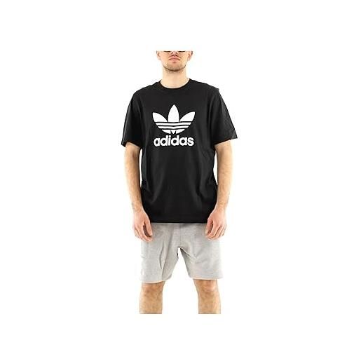 adidas trefoil t-shirt, black, xl uomo