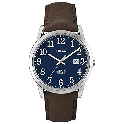 Timex tw2p75900 orologio al quarzo da uomo, con cinturino in pelle marrone da 38 mm