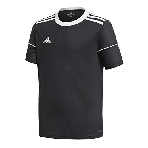 adidas squadra 17 jersey, maglia unisex bambini, black/white, 164
