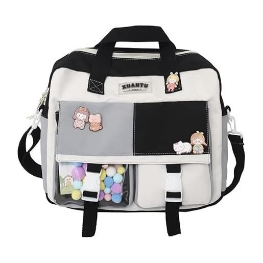 ANSAIR zaino kawaii ita bag, borsa zaino estetico for donna borsa a tracolla giapponese, borsa for laptop borsa kawaii for ragazze (color: pink, size: one size)