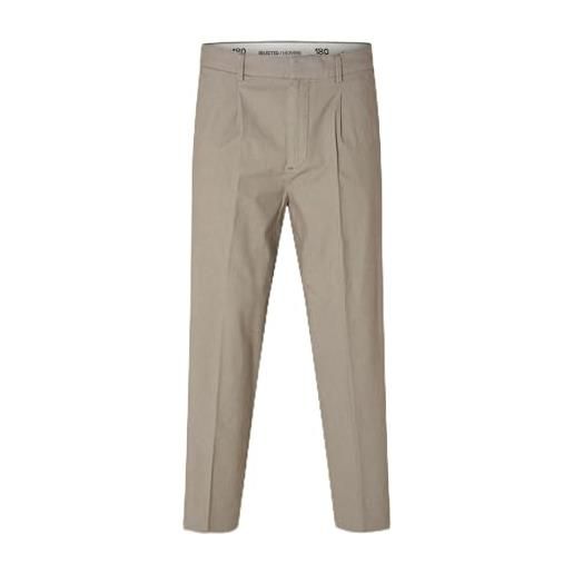Selected Homme pantaloni da uomo 180 relaxed fit, nebbia, 31 w/32 l