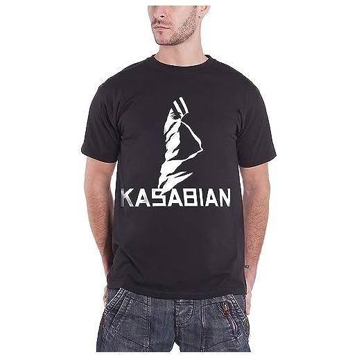 postcode kasabian ultra face black mens t-shirt camicie e t-shirt(small)