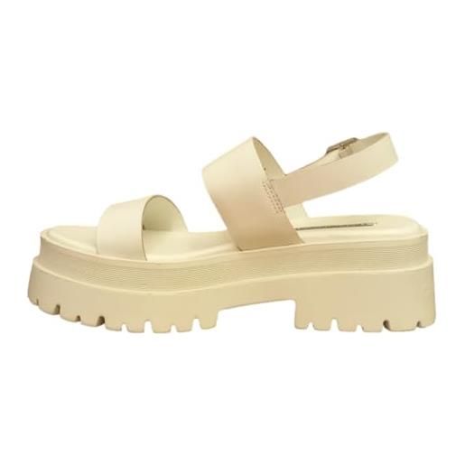 Windsor Smith, tasty leather, sandali moda zeppa donna (white, sistema taglie calzature eu, adulto, numero, media, 37)