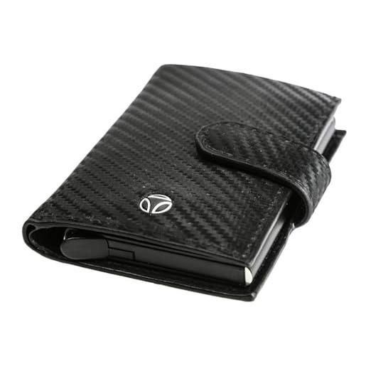 MOMO Design mini portafoglio carbon mo-04ca black
