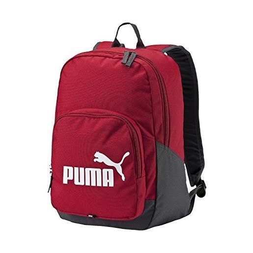Puma phase backpack, zaino unisex-adulto, rosso (scooter), 31.5 x 43 x 13.5 cm