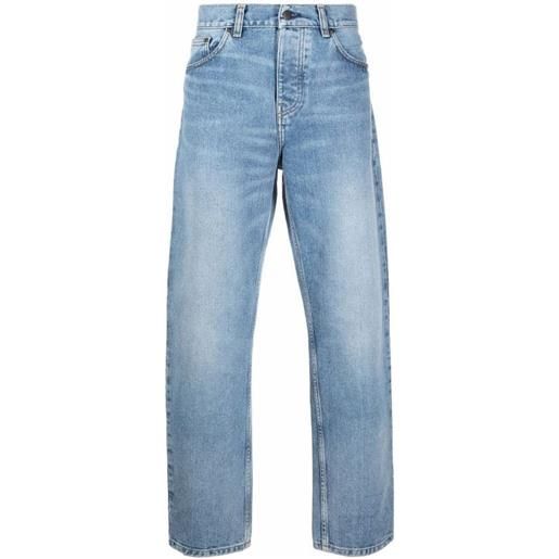Carhartt jeans in denim a vita alta e gamba dritta