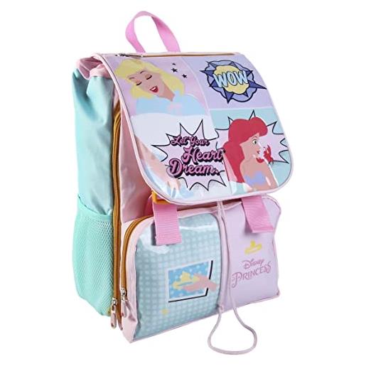 CERDÁ LIFE'S LITTLE MOMENTS mochila escolar de princesas disney, unisex niños, multicolor, normal