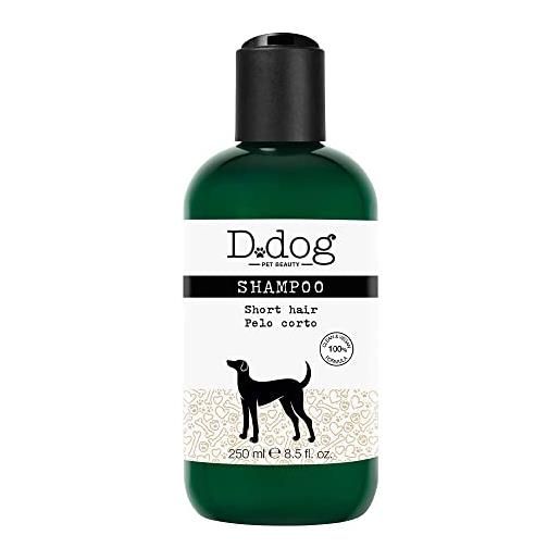 diego dalla palma d. Dog | shampoo pelo corto, shampoo per cani, sostanze detergenti di origine vegetale con olio di patauà amazzonico, riduce la secchezza, rende il manto lucido e morbido, 250ml