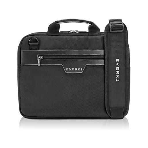Everki business 414 ekb414 - borsa per laptop da 14.1, design elegante e funzionale, organizzazione e comfort, ideale per professionisti