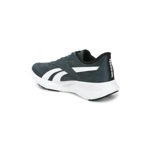 Reebok energen tech, scarpe da ginnastica unisex-adulto, ftwr white/black/laser lime f23, 44.5 eu