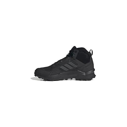 adidas terrex ax4 mid gtx, scarpe da ginnastica uomo, nero negbás carbon gricua, 43 1/3 eu