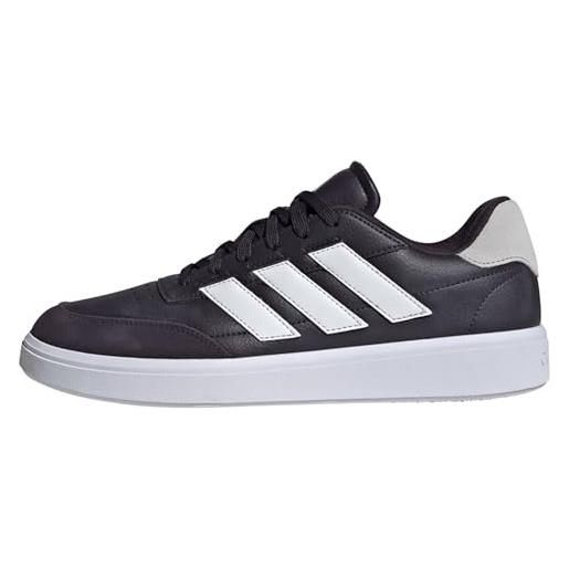 adidas courtblock shoes, scarpe da ginnastica uomo, aurora black/ftwr white/dash grey, 41 1/3 eu