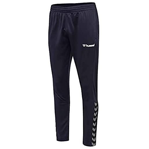 hummel hmlauthentic kids poly pant color: black/white_talla: 152