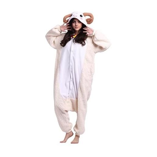 Simzoo pigiama unisex adulto cosplay animale onesie pigiama per halloween carnevale