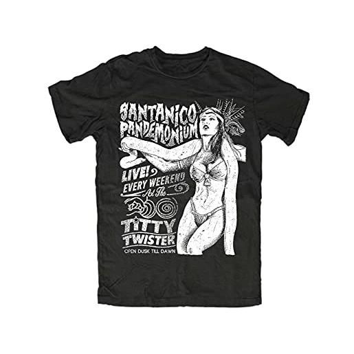 GWQ titty tw@is@ter satanico pandemonium t-shirt from dusk till dawn, cult, tarantino, nero , s